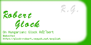 robert glock business card